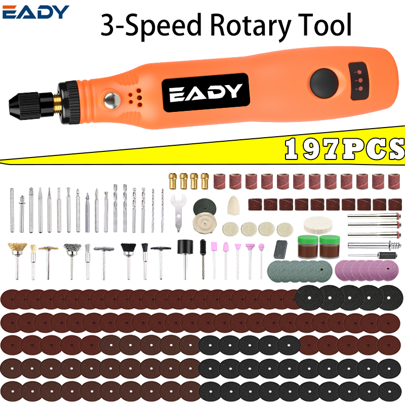 Power Tools Sheets - Kit d'outils rotatifs sans fil USB