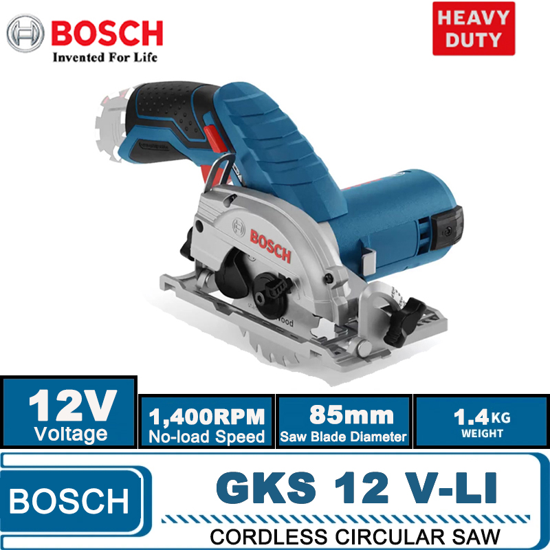 Circular Saw Cordless - Scie circulaire électrique BOSCH GKS 12V-LI,