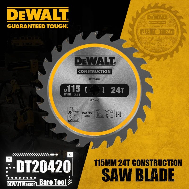 Power Tools For Construction - DEWALT DT20420 Construction Circ lame de