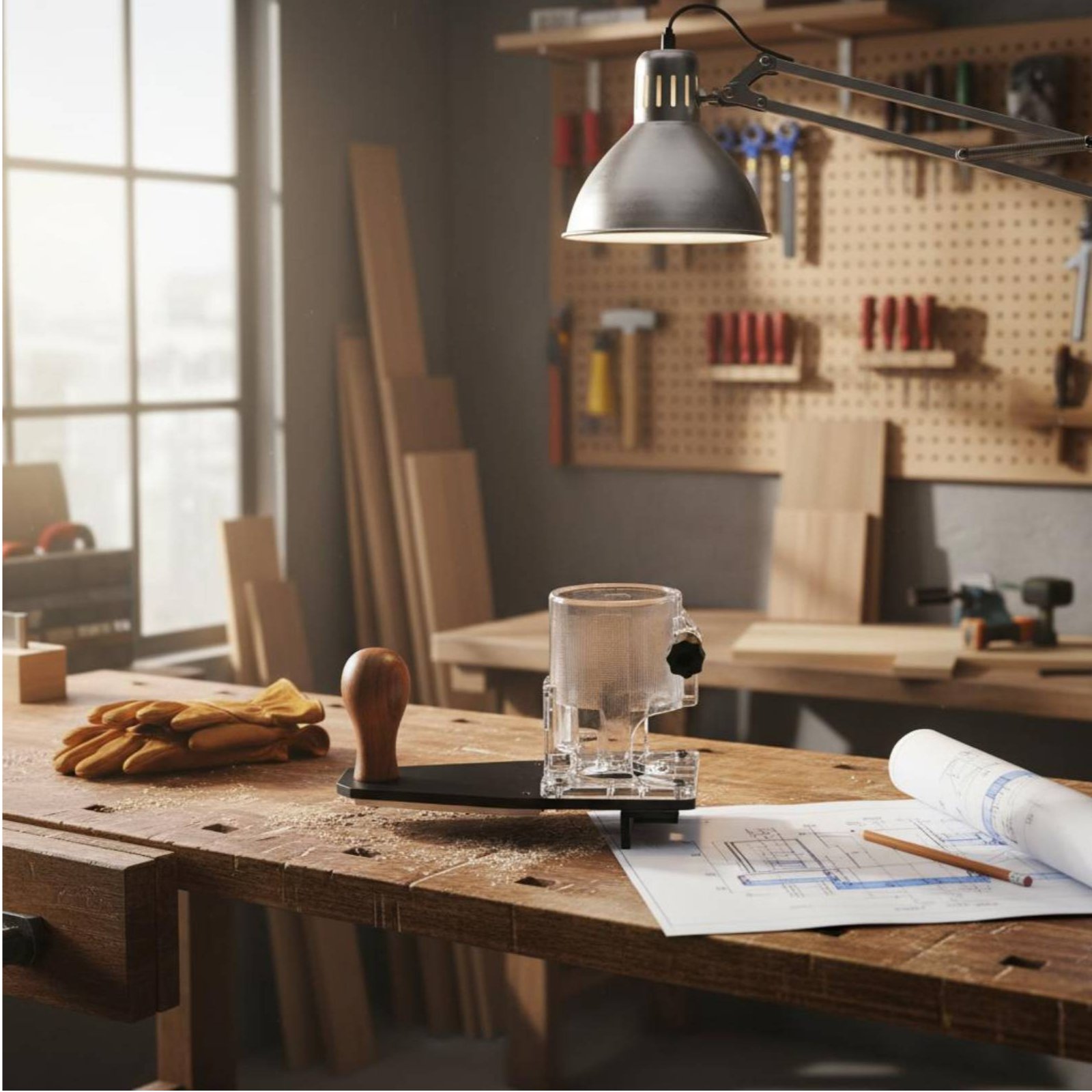 Power Tools For Construction - Base de défonceuse pour bordures, accessoire