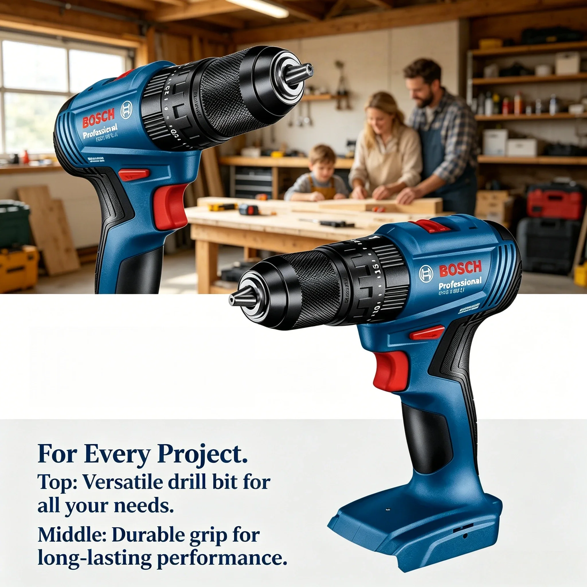 Power Tools Bosch - Perceuse à percussion sans fil Bosch