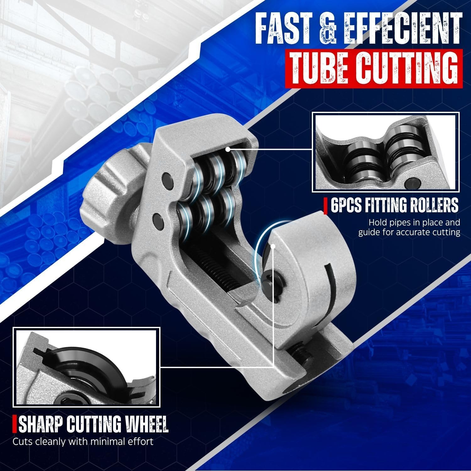Coupe-tube rotatif manuel à ro - Power Tools Plumbing avis et prix