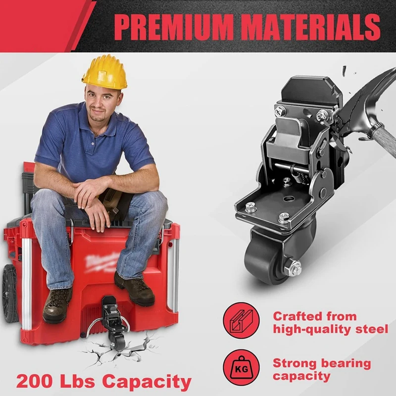 Roues avant en acier ABCA, kit - Power Tools For Construction avis et prix