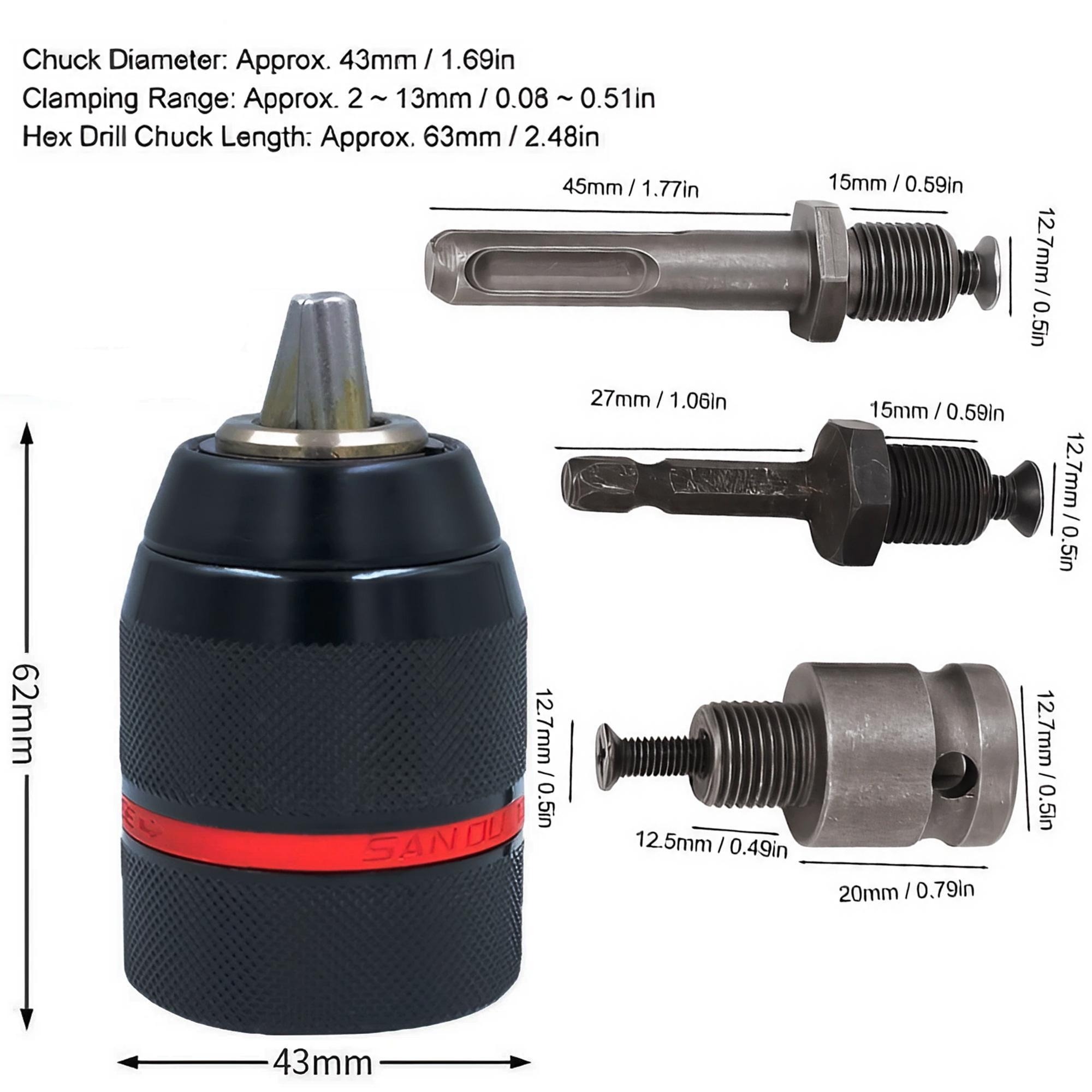 Mandrin de perceuse sans clé r - Power Tools For Construction avis et prix