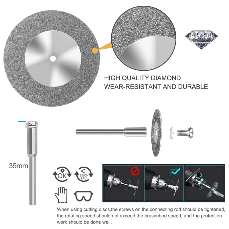 CMCP 5pc diamant disque de cou - Circular Saw Cordless avis et prix