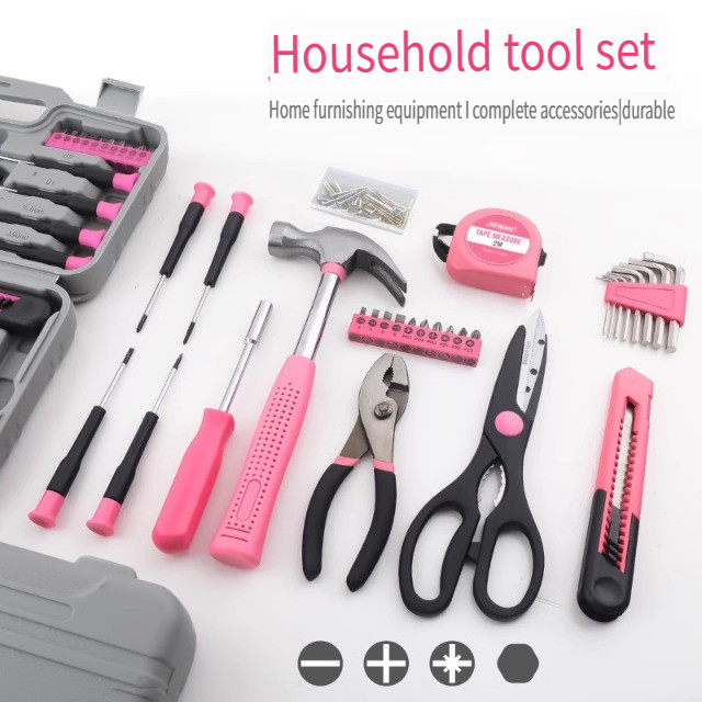 Kit d'outils DIY rose 13 pièce - Power Tools Plumbing avis et prix