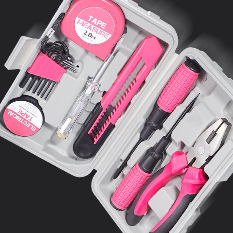 Kit d'outils DIY rose 13 pièce - Power Tools Plumbing avis et prix